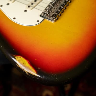 1965 Fender Stratocaster Sunburst Finish w/OHSC image 15