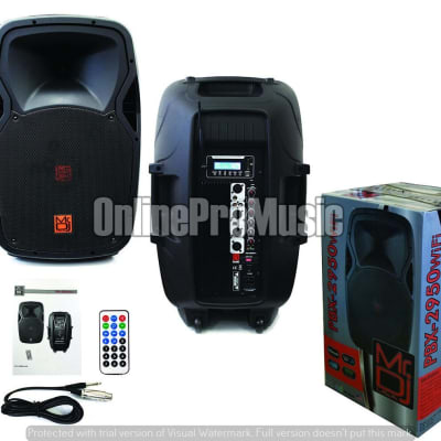 Paquete de altavoz activo y soporte BoomTone DJ MS12A