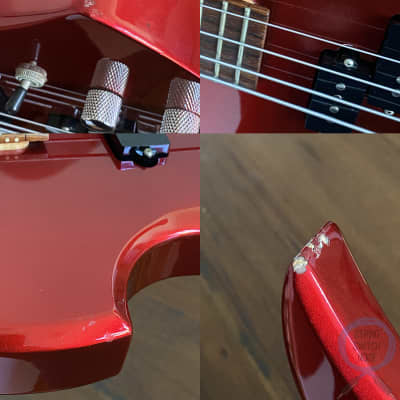 BC Rich Mockingbird Bass, Candy Apple Red, 2000s image 9
