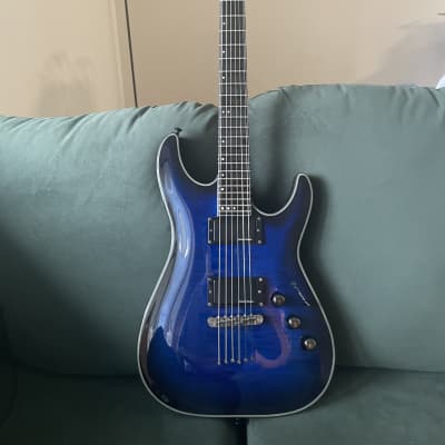 Schecter NV-3-24-AL - See Thru Blue - VERY GOOD condition +