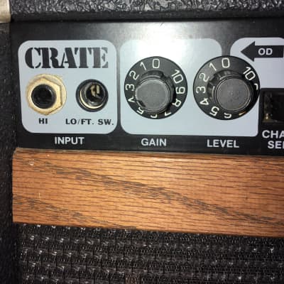 Crate CR-110 Guitar Amp  1984 Black Tolex image 5