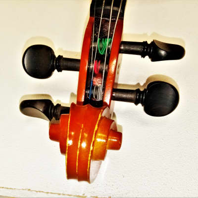 Glaesel 3/4 Size Student Violin VI401E3 Stradivarius Copy Case/Bow Ready To Play image 15