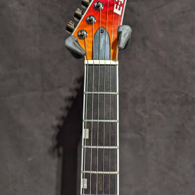 ESP E-II Horizon NT-II Tiger Eye Amber Fade Electric Guitar w/ Hardshell Case image 3