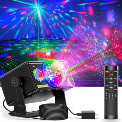 Laser 32 Patterns Projector Party Light DJ Disco Lights Dance Rave Lights  Show Projector Strobe Light for Christmas Birthday KTV - AliExpress