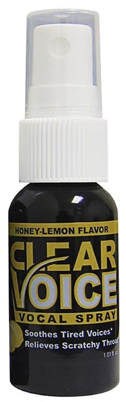 Clear Voice Vocal Spray soothes tired voices relieves scratchy throat Honey Lemon image 1