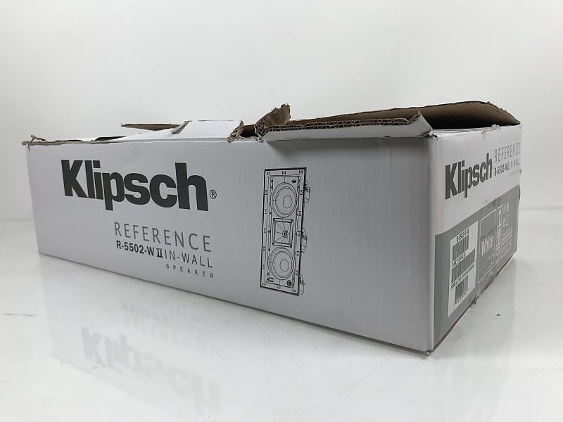 Klipsch R-5502-W-II White In-Wall Speaker  			