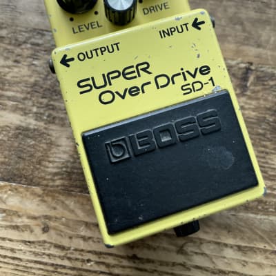 BOSS SD-1 SUPER Over Drive 1988年製 日本製 国産 Boss SD-1 Super Overdrive 1981 - 1988 Made In Japan | Reverb
