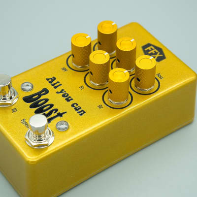 FFX Pedals All you can Boost GOLD // Boost + Overdrive + Equalizer // Free EU Shipping Bild 4