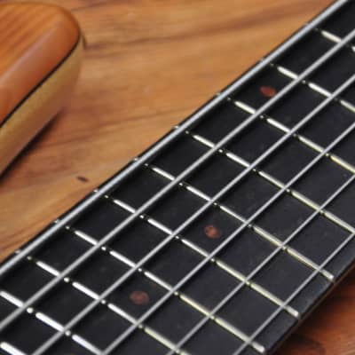 Fodera Emperor Std Limited Doctorbass Edition 6 string Ebony board 17.5mm Figured Redwood top image 12