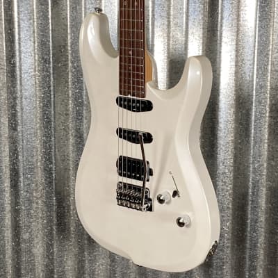 Musi Capricorn Fusion HSS Superstrat Pearl White Guitar #0134 Used image 6