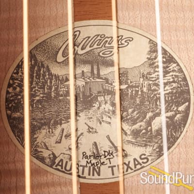 Collings Parlor 2H T Maple Back/Sides Acoustic Guitar #33381 image 3