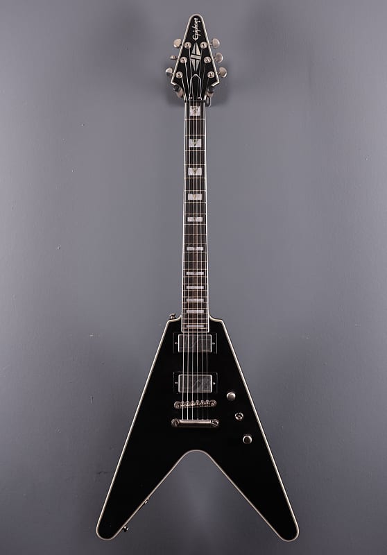 Epiphone flying v prophecy deals black aged gloss