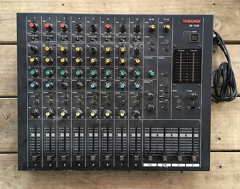 Tascam M-108 Vintage Analog Mixer | Reverb