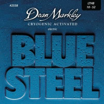 Dean Markley 2558 Blue Steel Electric Guitar Strings - Light Top/Heavy Bottom (10-52) for sale