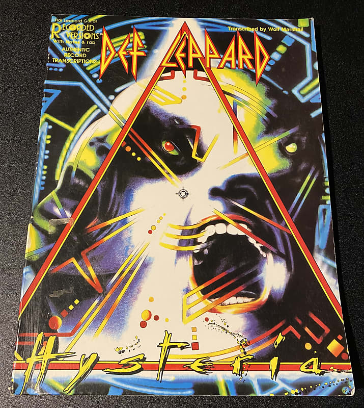 Def Leppard Hysteria Tablature Book Reverb