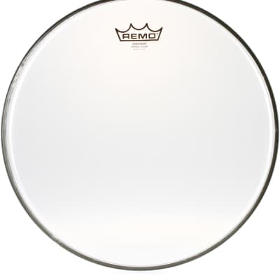 Remo Emperor X Coated Drumhead - 14 inch - with Black Dot  Bundle with Remo Emperor Vintage Clear Drumhead - 14 inch image 2