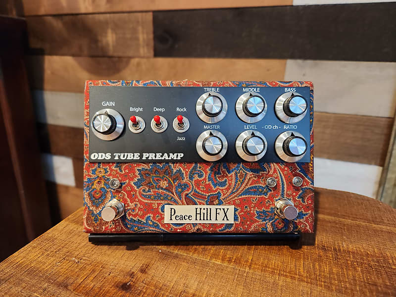 Peace Hill FX ODS Tube Preamp (w/ True Bypass Footswitch) Pedal 2022