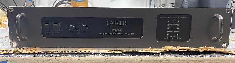 CARVER PM-600 PAパワーアンプ 業務用パワーアンプ カーバー