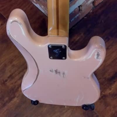 READ!!! 2-4-1 - FENDER - Precision Bass(es) Lefty - 1977 - Burst - Heavy Relic/Shell Pink image 18