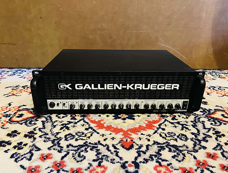 GallienKrueger 2000RB w/ Footswitch Reverb