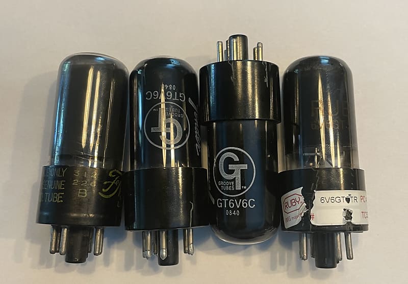 4 Various 6V6GT tubes | Reverb