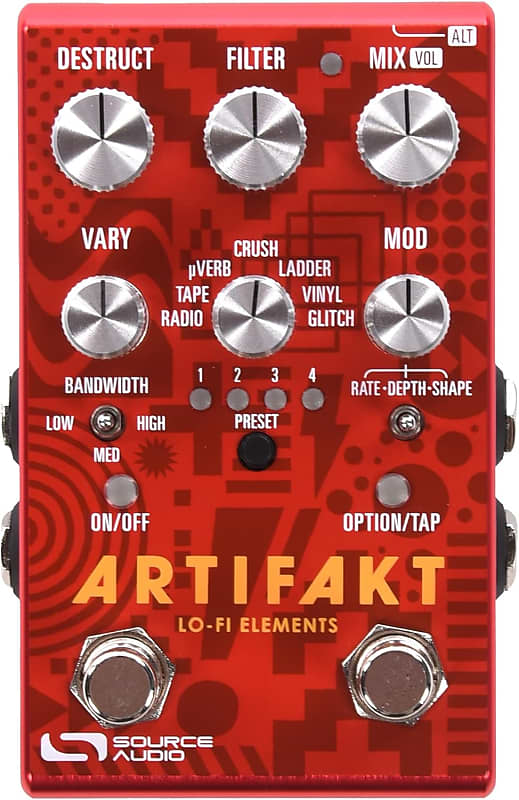 SOURCE AUDIO ARTIFAKT ギターエフェクター Source Audio Artifakt Lo-Fi Modulation — Echoinox