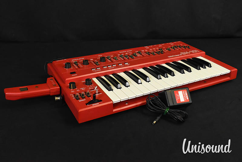 Roland SH-101 Red Vintage Monophonic Synthesizer W/ MGS-1 Modalation Grib image 1