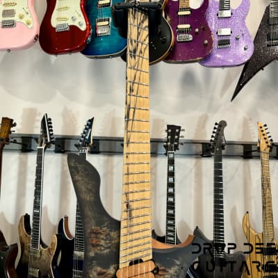Ronciswall Vapor 6 Multiscale Headless Electric Guitar w/ Bag-Charcoal Black image 10