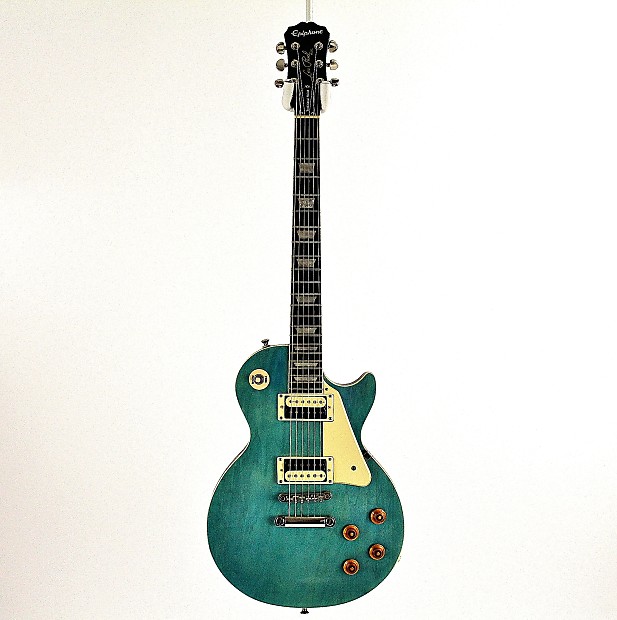 Epiphone Les Paul Traditional Pro II Aqua Teal Electric Guitar