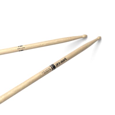 Pro-Mark Classic Attack 5A Shira Kashi Oak Drumstick, Oval Wood Tip image 2