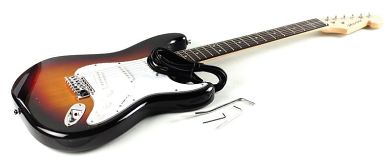 Maxine Guitars STV109S Stratocaster Style Sunburst image 1