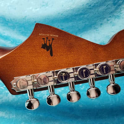 USA Jazzmaster Style Guitar, Duncan A-II Pickups, Warmoth Neck, Custom Purple'burst  Paisley 2021 image 6