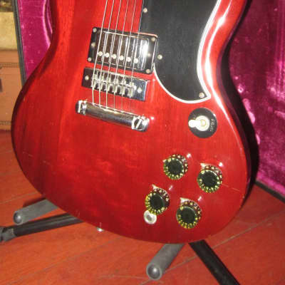 1976 Gibson SG Standard Cherry Red CLEAN w/ Original Hardshell Case image 1