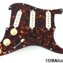 NEW Fender Stratocaster LOADED PICKGUARD Strat C Shop 69 DARK Brown Tortoise 11