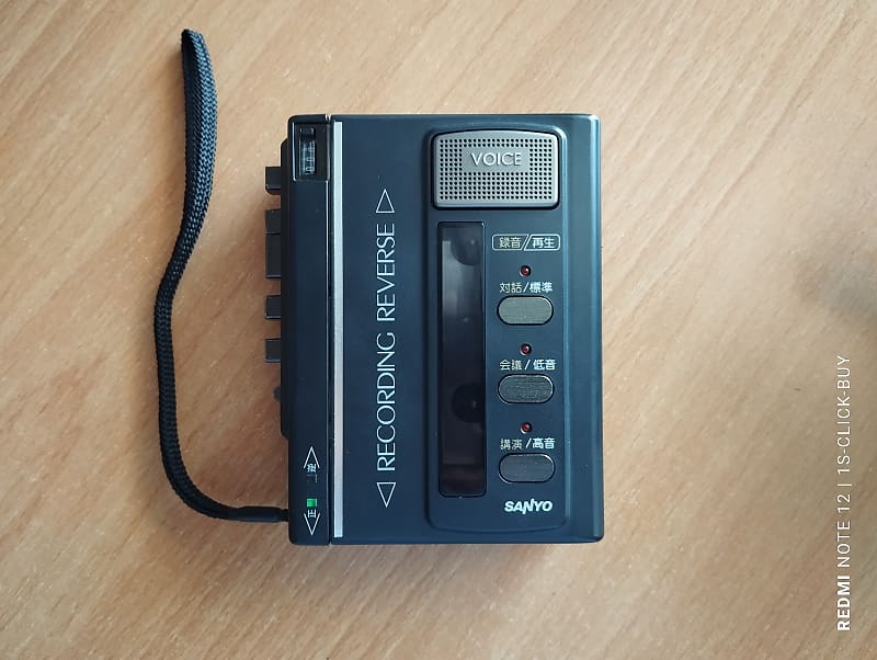 Sanyo MR R10 1999 - Sanyo MR R10 - Sanyo recording Cassette player working  			