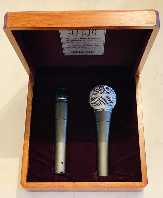 Shure 75th anniversary limited edition SM57 / SM58 microphone set