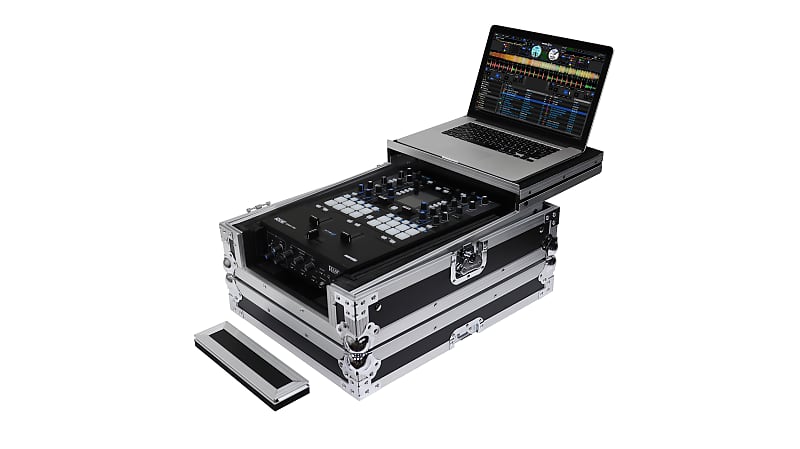 Universal Small / Medium Size DJ Controller Flight Case with Glide Platform  - Odyssey Cases
