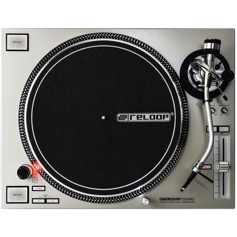 Reloop RP-7000 MK2 Direct-Drive Turntable, Silver image 1
