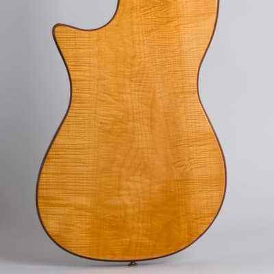 Hohner Zambesi 333 Solid Body Electric Guitar, made by Fenton-Weill (1962), period black hard shell case. image 4