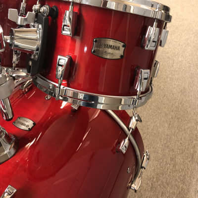 Yamaha  Absolute Hybrid Maple Red Drum Set in Red Autumn Gloss 22/16/12/10 image 4