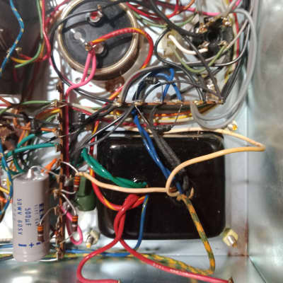Baldwin 240 watt tube amplifier 1968 - metal stainless image 4