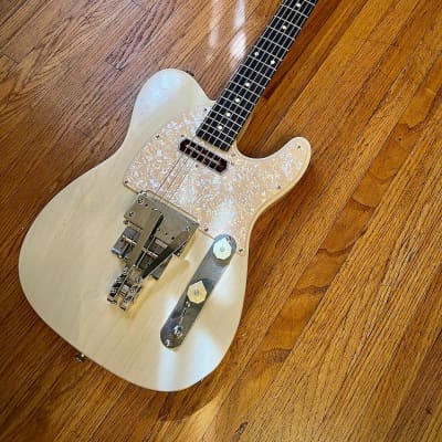 Waterslide Guitars T-Style Coodercaster B&G Bender PLEK'd White Blonde w/Lollar Supro Lap Steel+Charlie Christian Pickups image 1