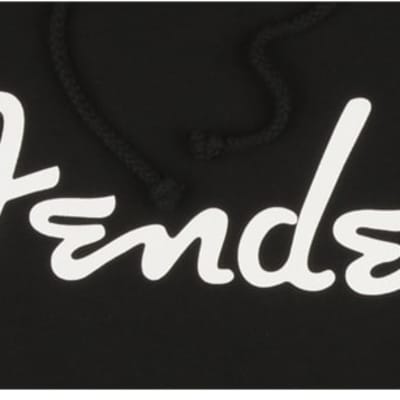 Fender Logo Hoodie, Black, Medium image 6