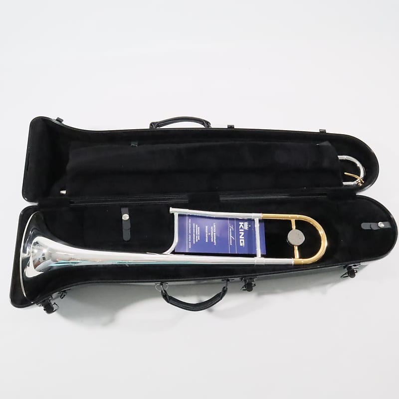 King Model 3BSGX Trombone - Solid Silver Bell with Deluxe