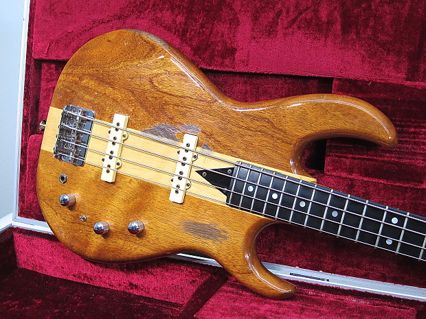 Vintage 1981 Roomian Bass Hand Made Boutique Koa Wood 4 String