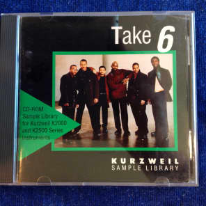 Kurzweil "Take 6" Vocals CD-ROM for the K Series K2000, K2500, K2600 Sampler/Synthesizers • MINT image 1