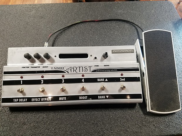 【ギフ_包装】 Rocktron Taboo Artist multi effects pedal Black & Gray | Reverb その他