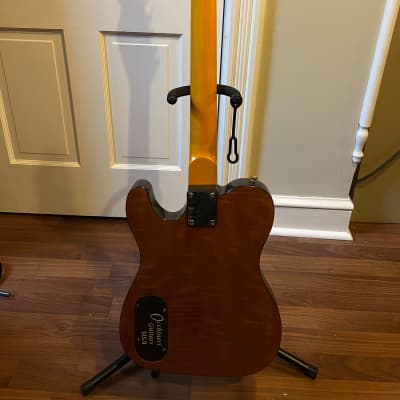 Occhineri Custom TELE style guitar - Natural Walnut image 6
