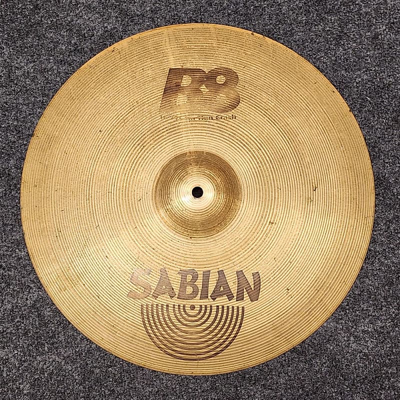 Used Sabian B8 Thin Crash Cymbal 16" Reverb