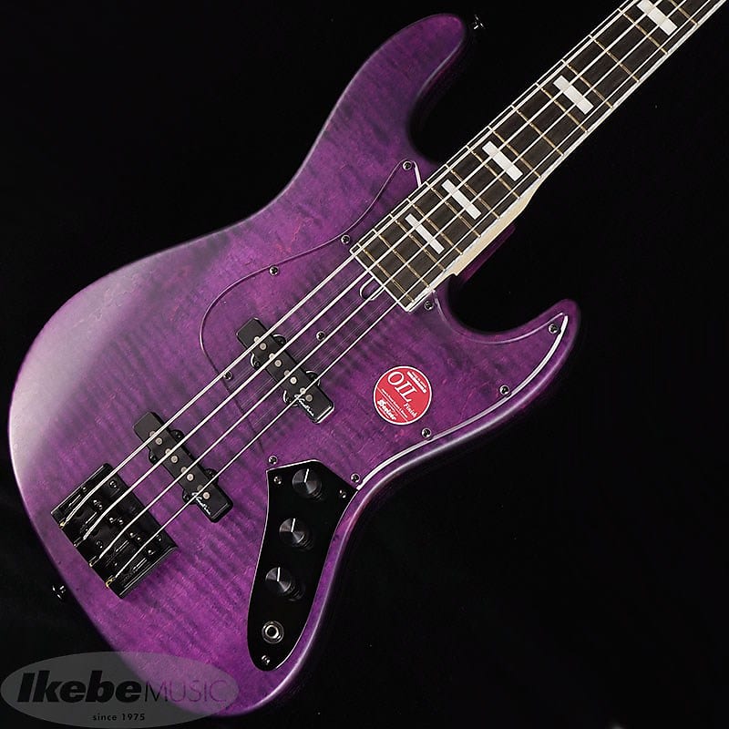 Bacchus WOODLINE 417 Factory Select AAA Flame Maple (Purple Oil/Ebony) Made in Japan- Special Price! image 1